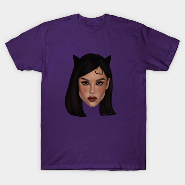 Zoe The Cat T-Shirt by thelamehuman